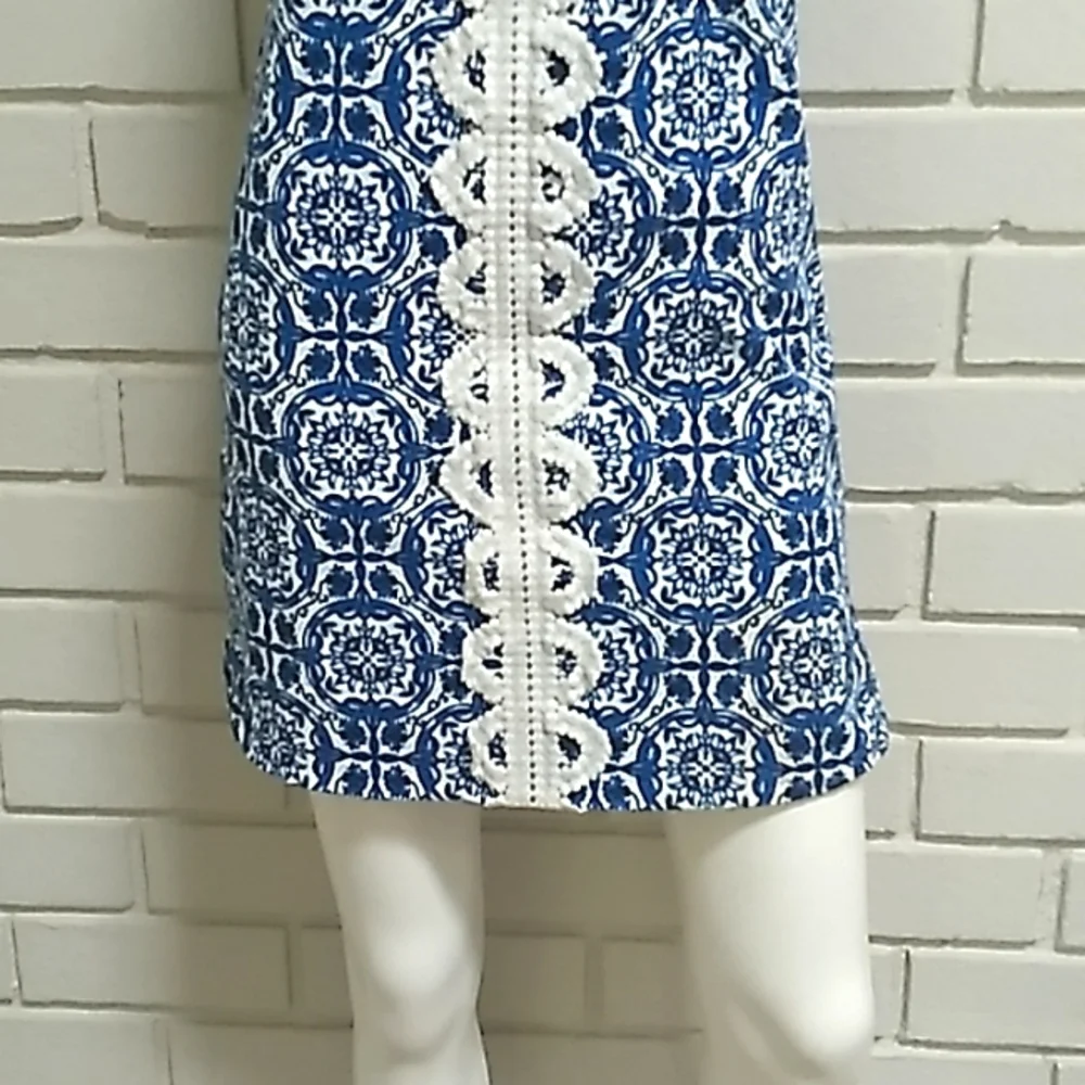 Mudpie Lace Detail Paisley Pattern Dress. Size XS - Picture 3 of 13